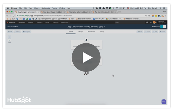 How to use HubSpot workflows for data entry tasks