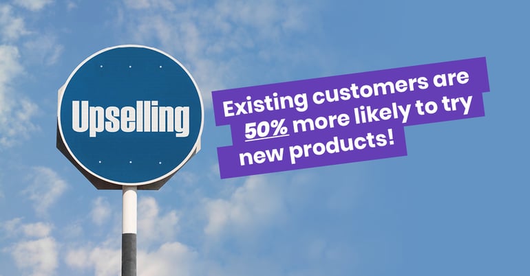 Existing customers are 50% more likely to try new products!